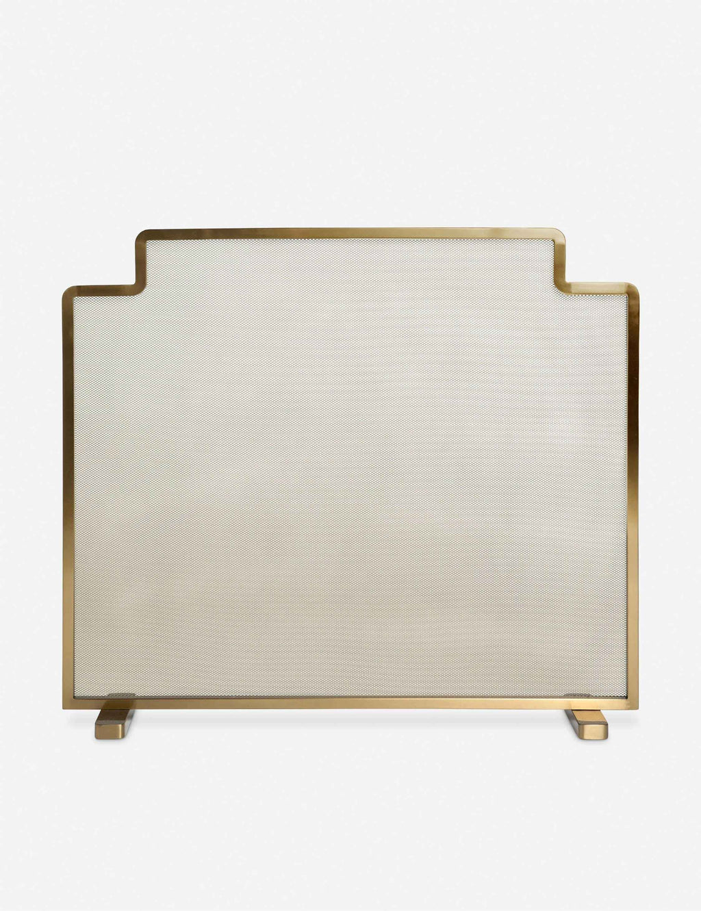 Luxe Fireplace Screen | Art Deco Design, Spark Barrier