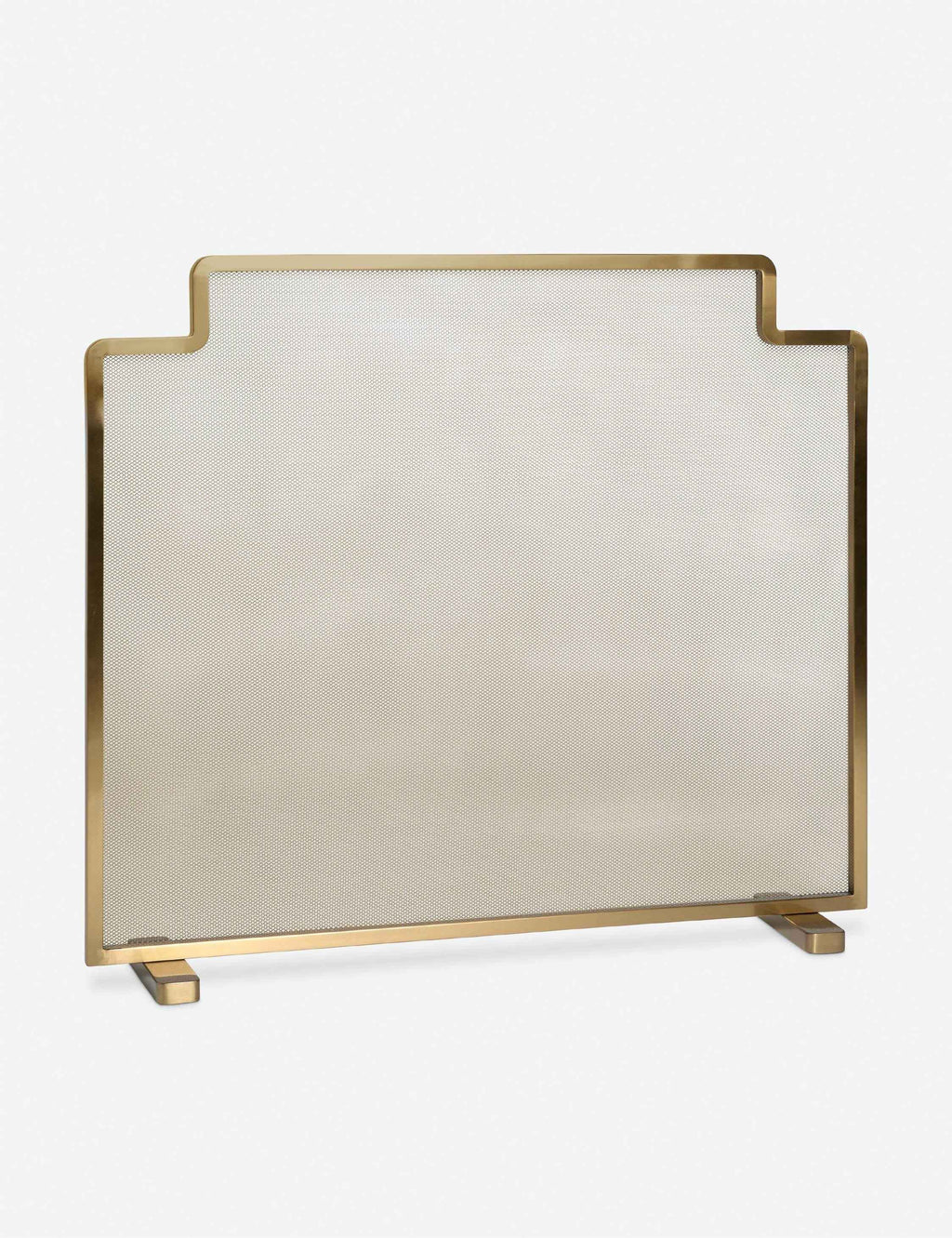 Luxe Fireplace Screen | Art Deco Design, Spark Barrier