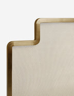 Luxe Fireplace Screen | Art Deco Design, Spark Barrier