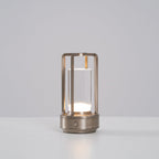 Cordless Crystal Lantern Table Lamp (Rechargeable)