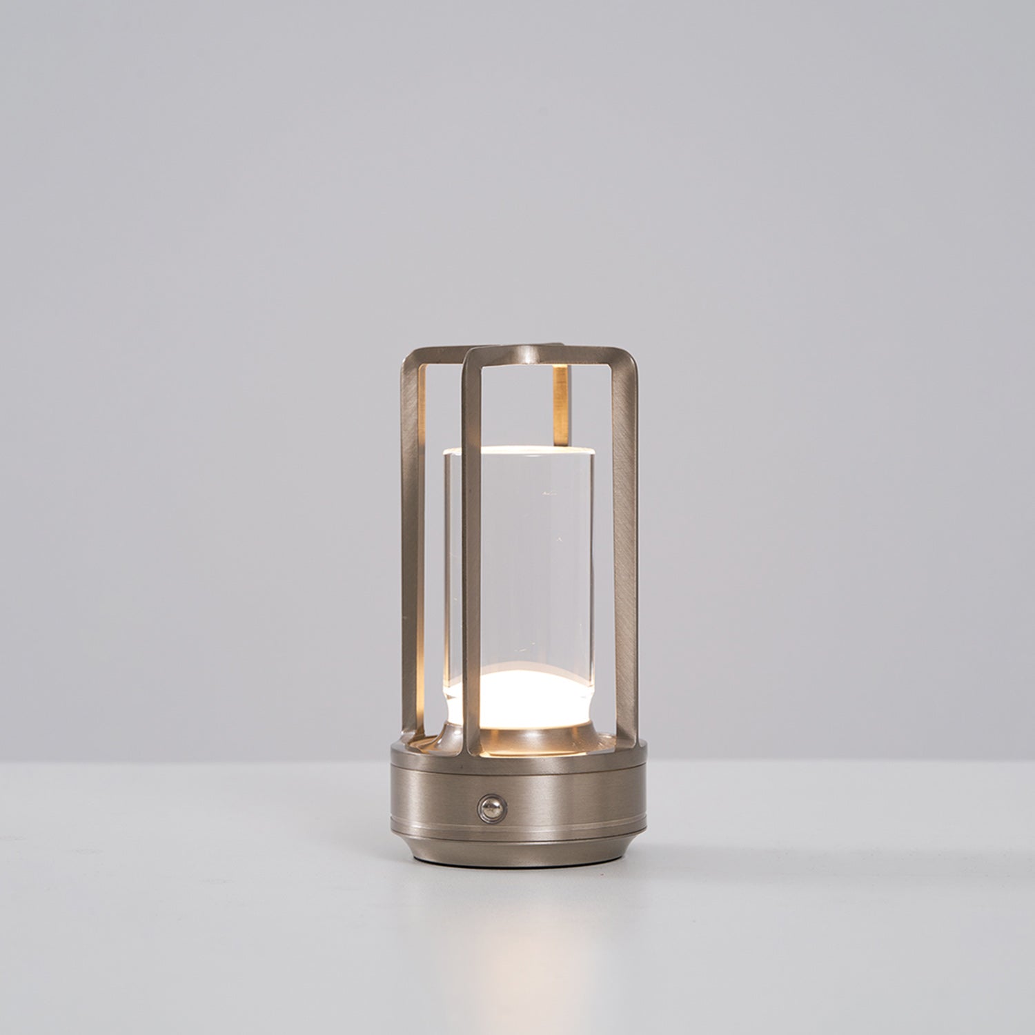 Cordless Crystal Lantern Table Lamp (Rechargeable)