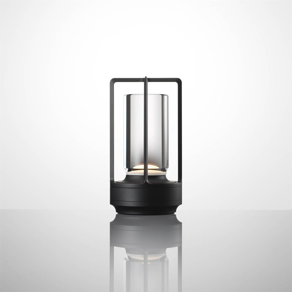 Cordless Crystal Lantern Table Lamp (Rechargeable)