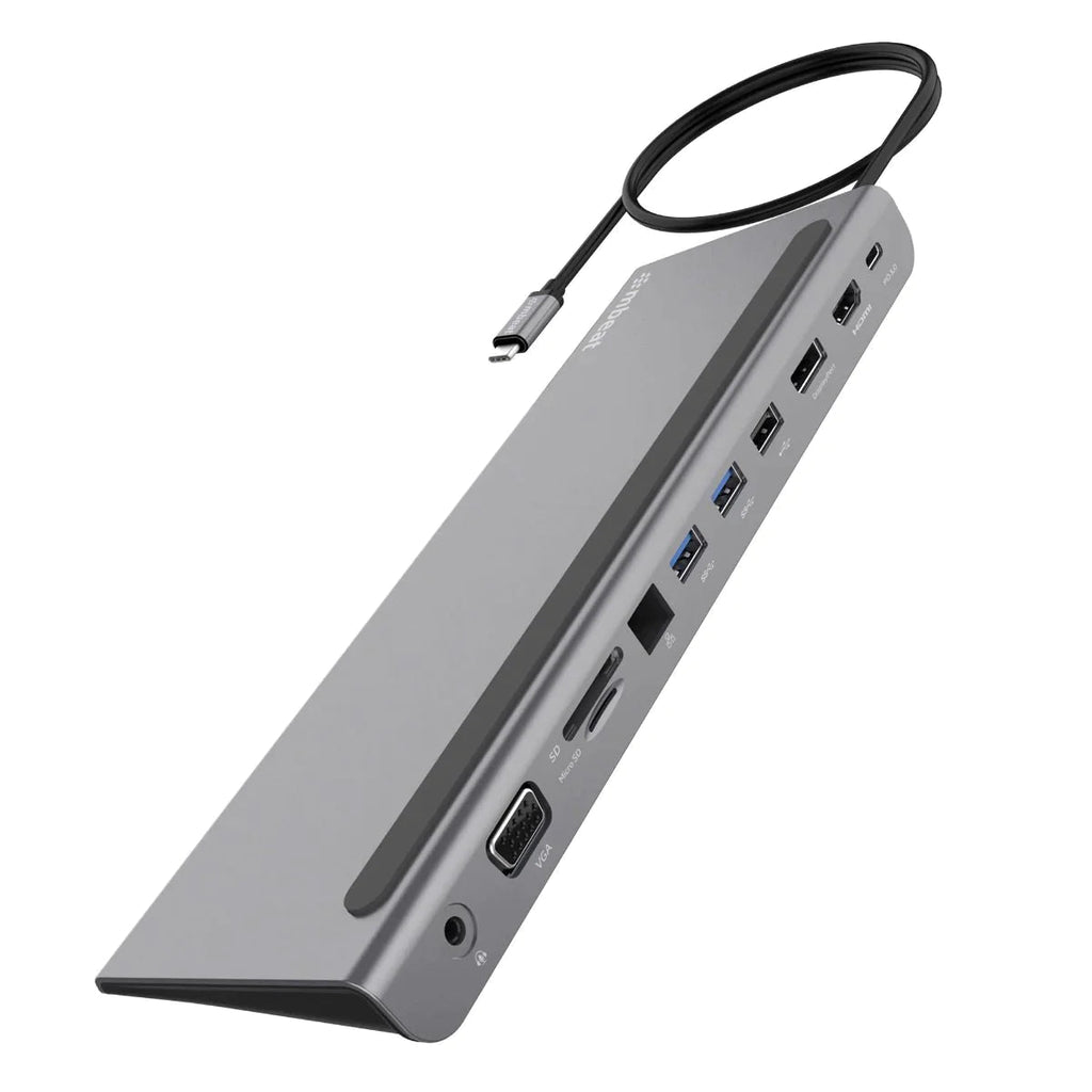 Pro USB-C Laptop Docking Station 11-in-1 with HDMI Ethernet USB Hub