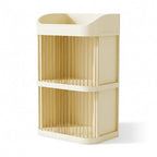 Makeup Organizer Box Plastic Dustproof Storage Case with Drawer