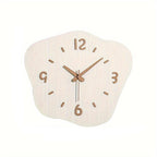 Large Modern Wall Clock Irregular Shape Battery Operated