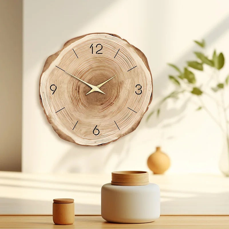 Wall Clock Quartz Silent Minimalist Design