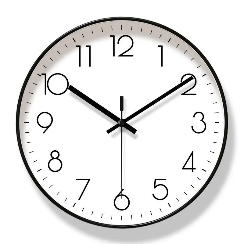 Large Modern Wall Clock - Stylish Kitchen Clock Decor for Any Room