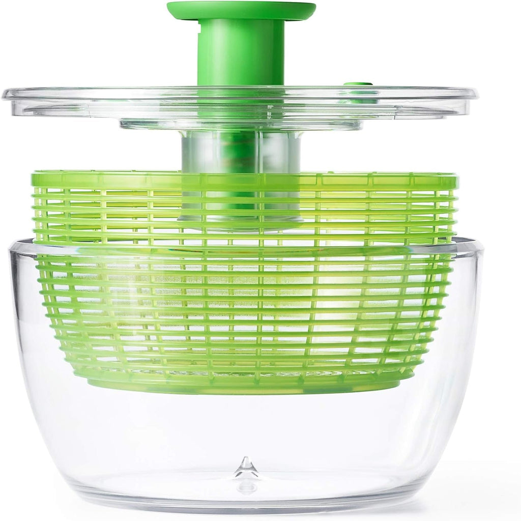 Salad Spinner Manual Pull Handle Large Capacity Dishwasher Safe