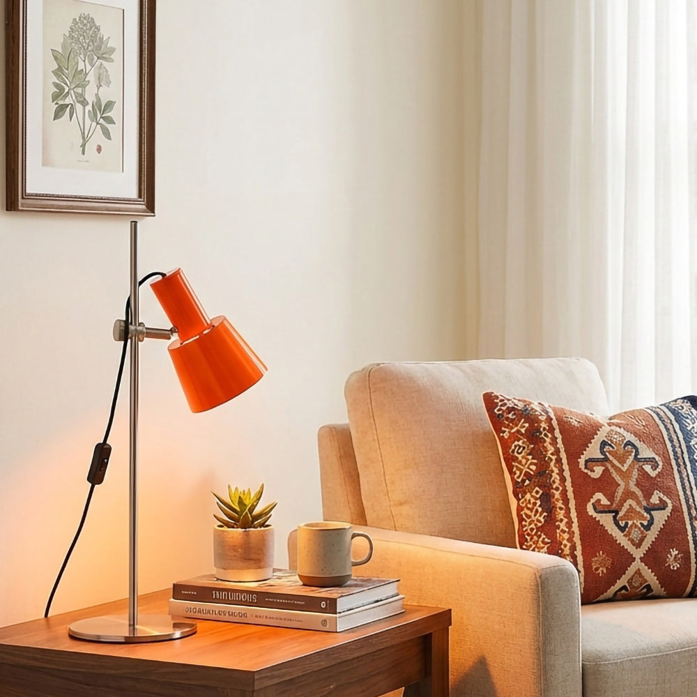 Adjustable Shade Iron Table Lamp