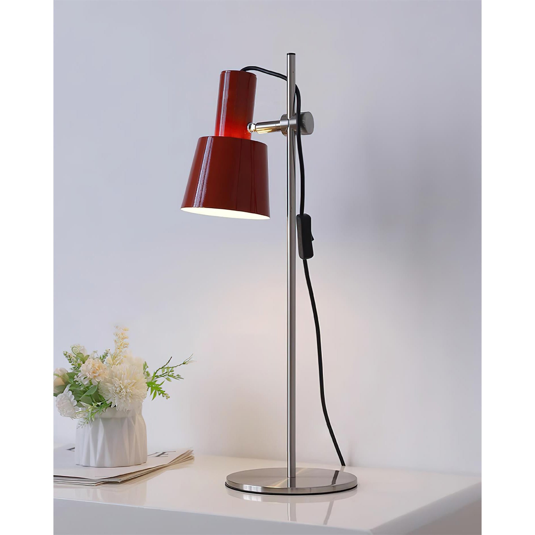 Adjustable Shade Iron Table Lamp