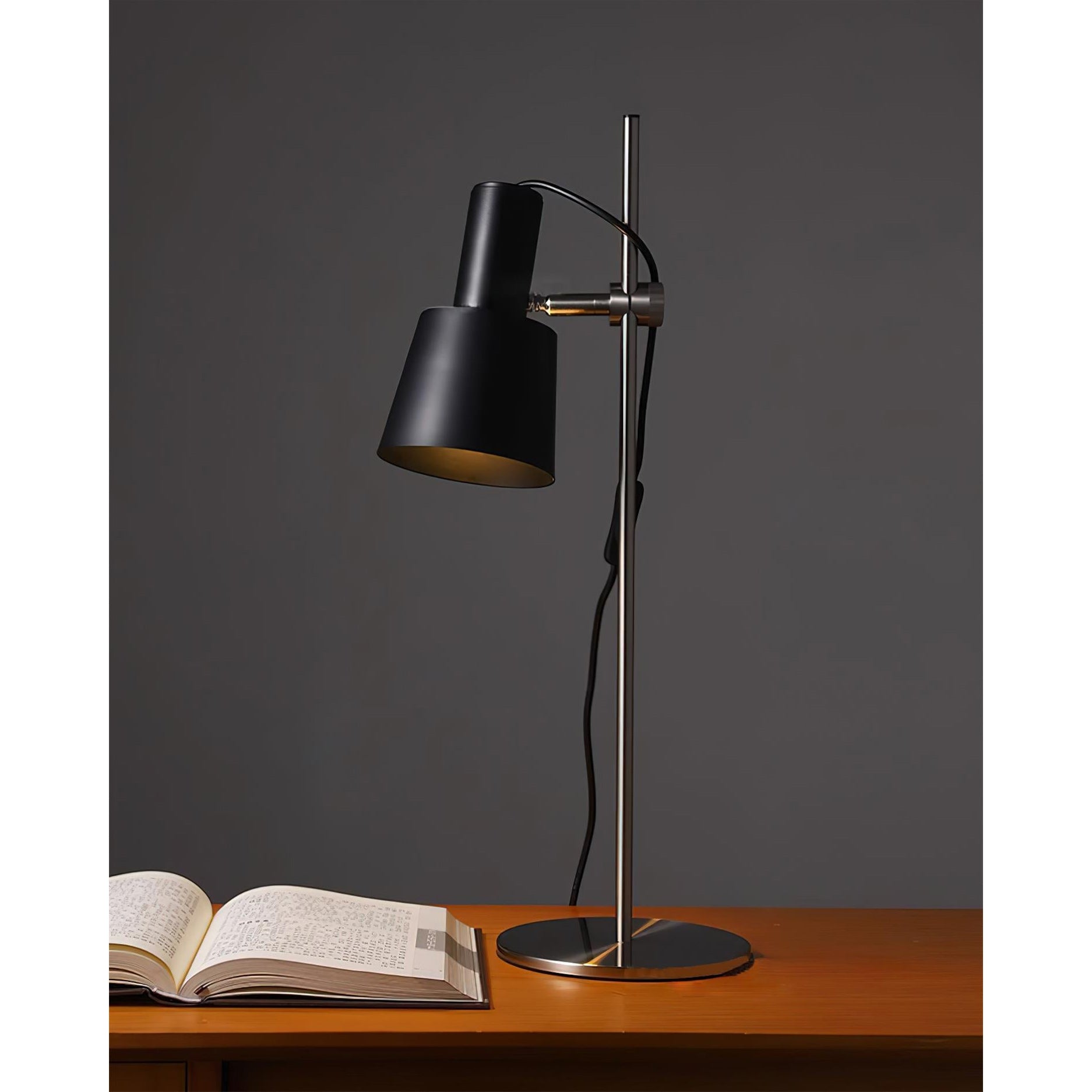 Adjustable Shade Iron Table Lamp