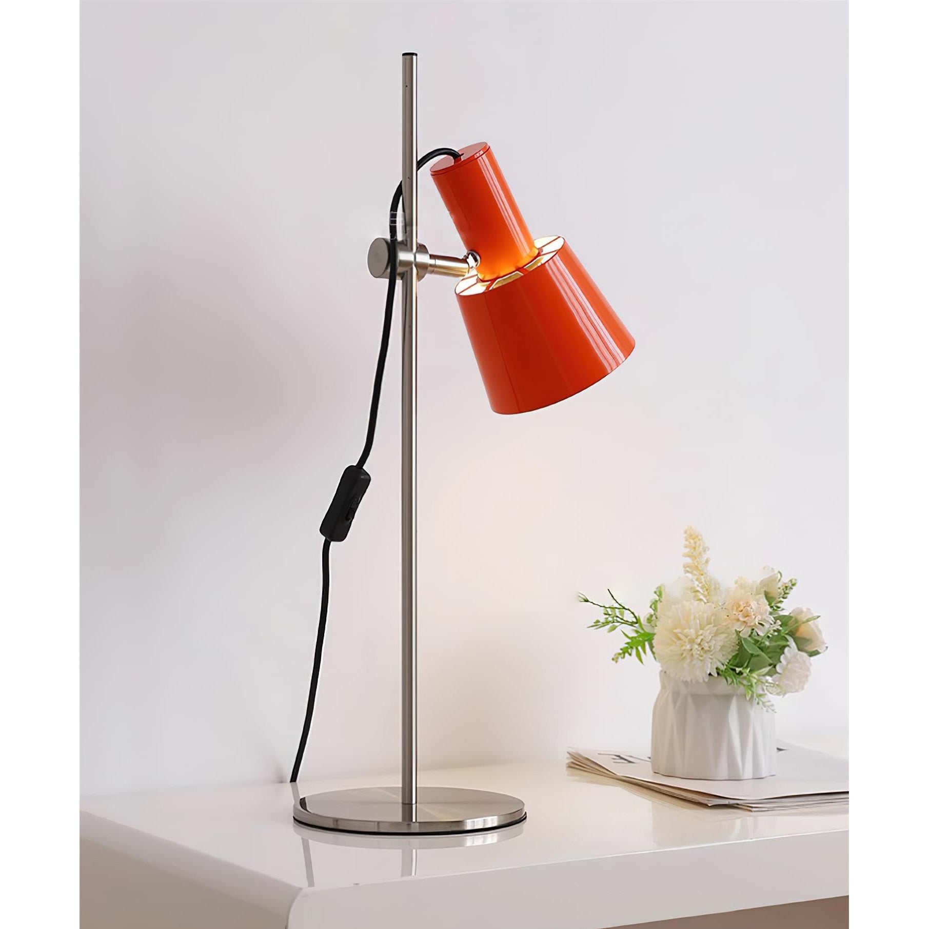 Adjustable Shade Iron Table Lamp