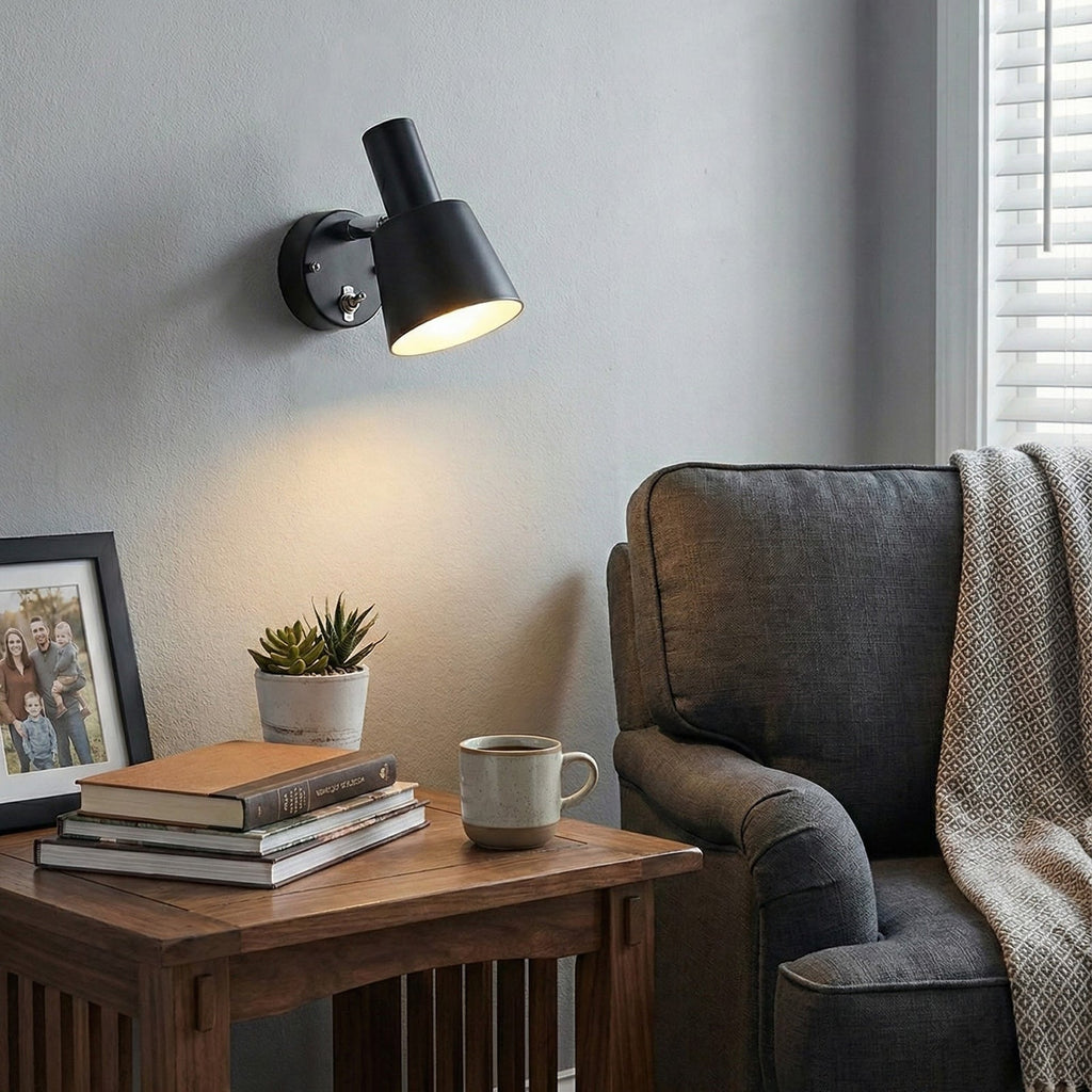 Adjustable Arm Iron Wall Sconce