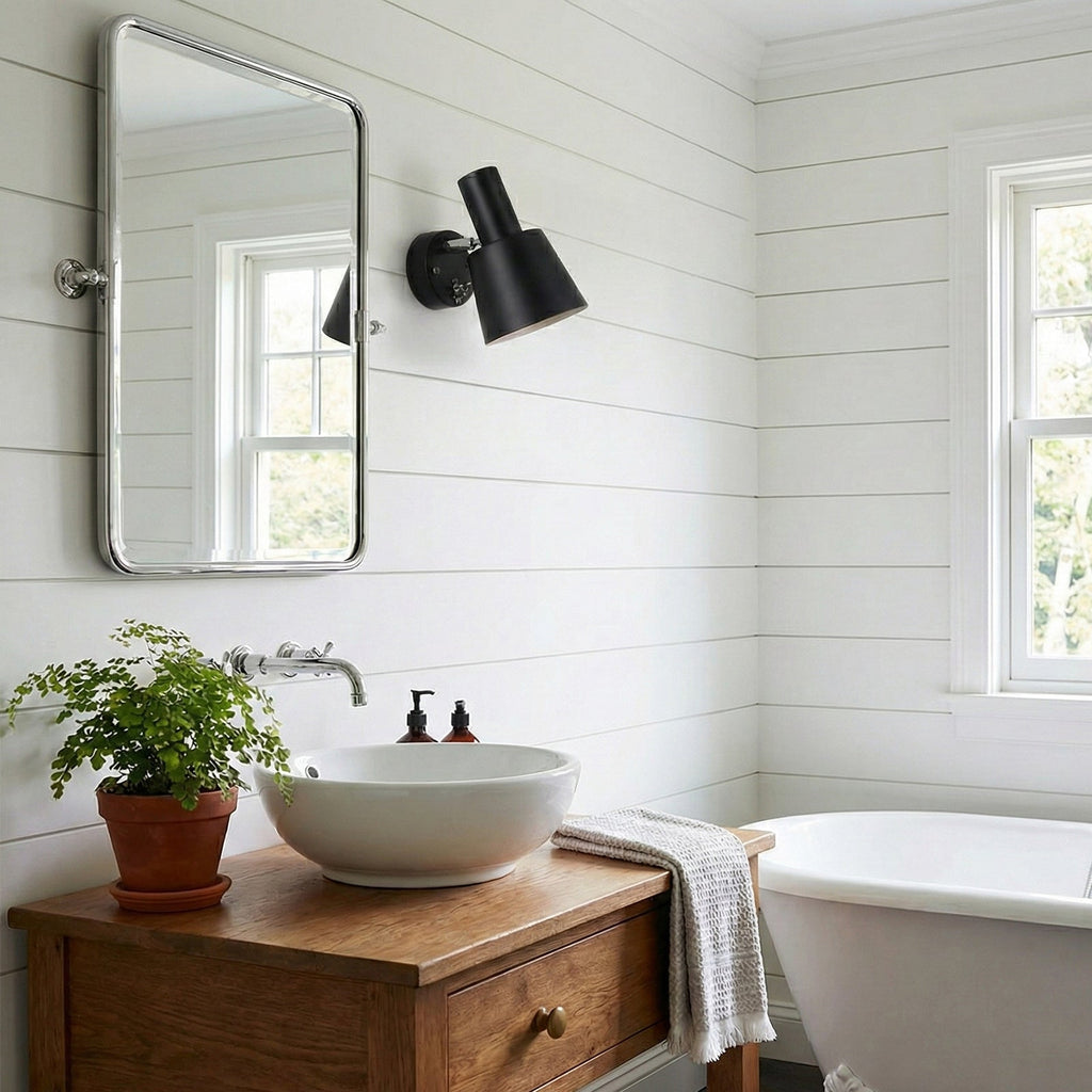 Adjustable Arm Iron Wall Sconce
