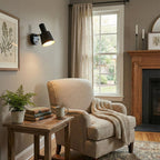 Adjustable Arm Iron Wall Sconce