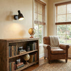 Adjustable Arm Iron Wall Sconce