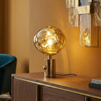 Lava Texture Sculptural Table Lamp