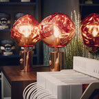 Lava Texture Sculptural Table Lamp