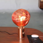 Lava Texture Sculptural Table Lamp