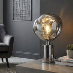 Lava Texture Sculptural Table Lamp