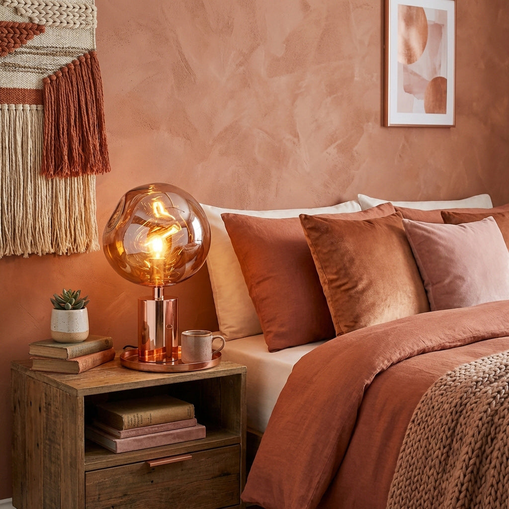 Lava Texture Sculptural Table Lamp
