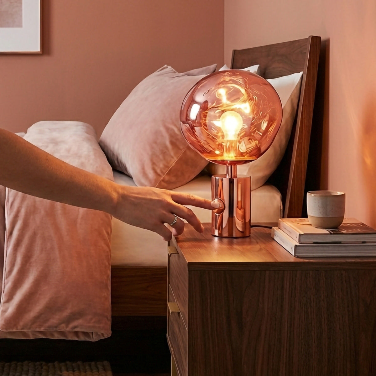 Lava Texture Sculptural Table Lamp