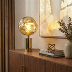 Lava Texture Sculptural Table Lamp