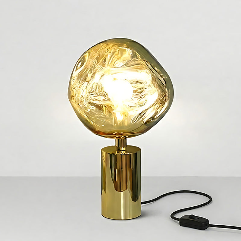 Lava Texture Sculptural Table Lamp