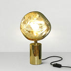 Lava Texture Sculptural Table Lamp