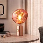 Lava Texture Sculptural Table Lamp