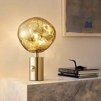 Lava Texture Sculptural Table Lamp