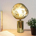Lava Texture Sculptural Table Lamp