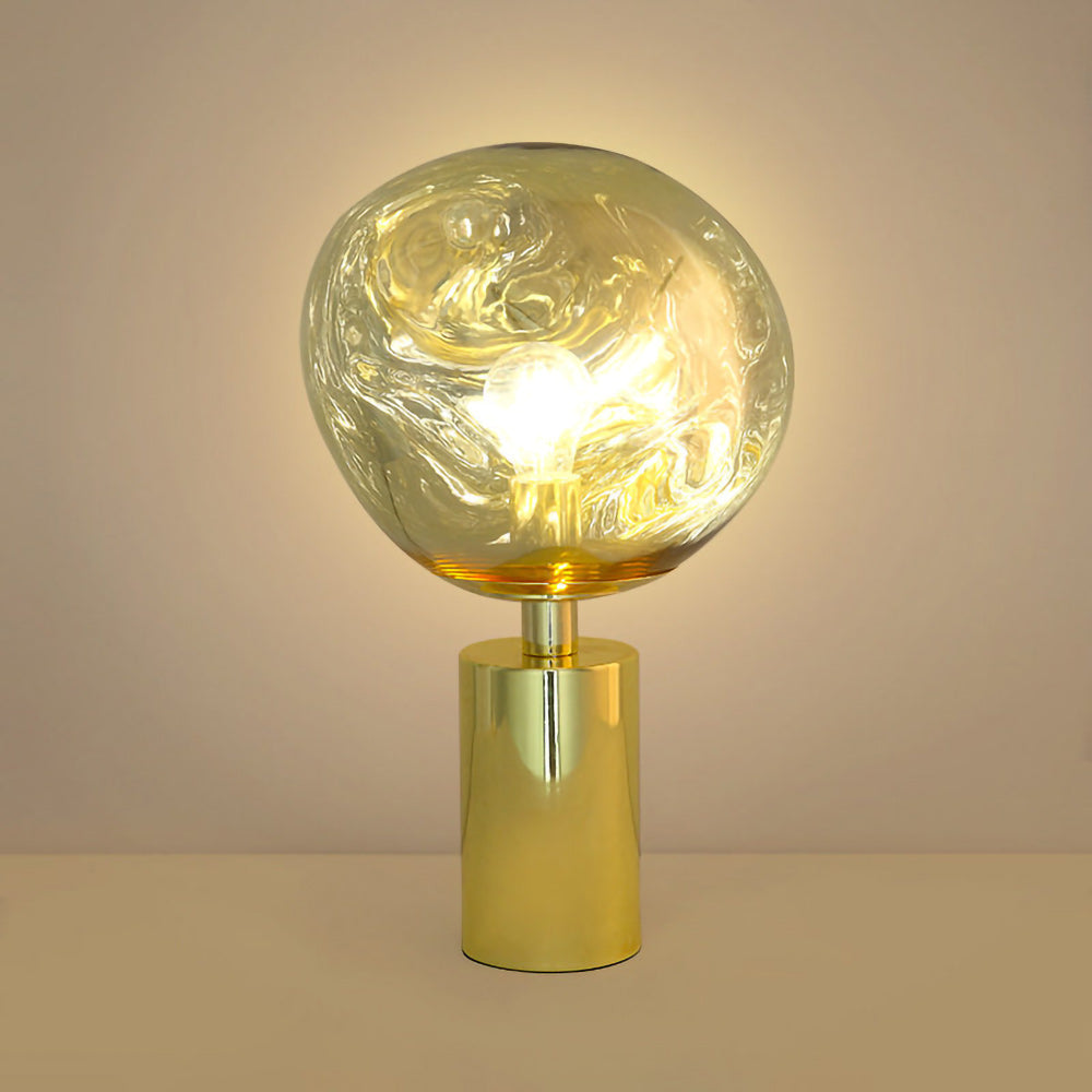 Lava Texture Sculptural Table Lamp