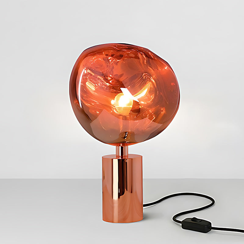 Lava Texture Sculptural Table Lamp