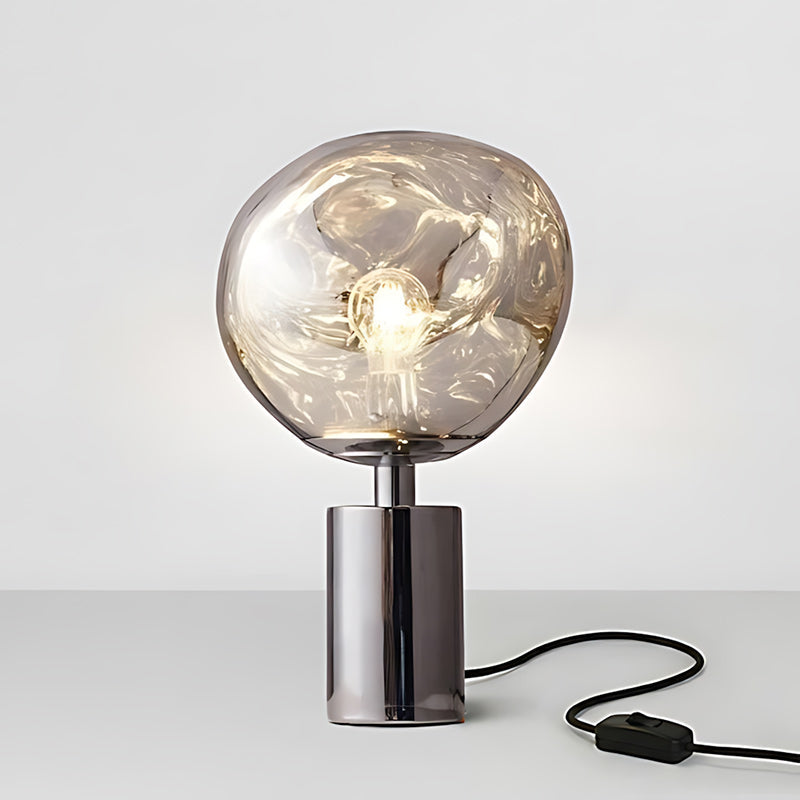 Lava Texture Sculptural Table Lamp