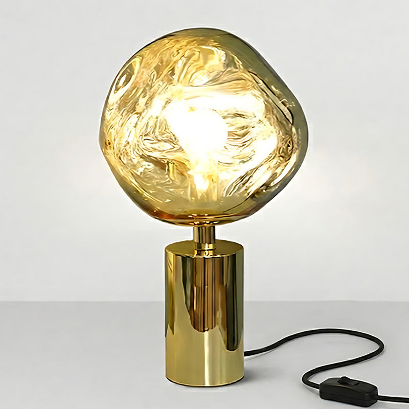 Lava Texture Sculptural Table Lamp