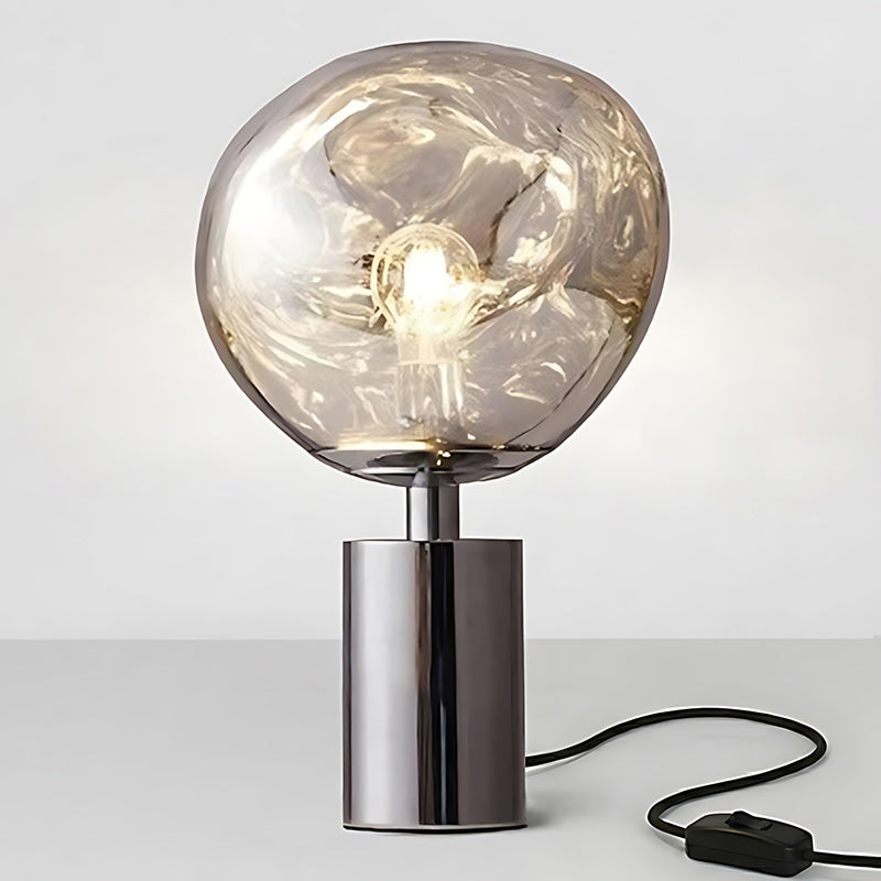 Lava Texture Sculptural Table Lamp