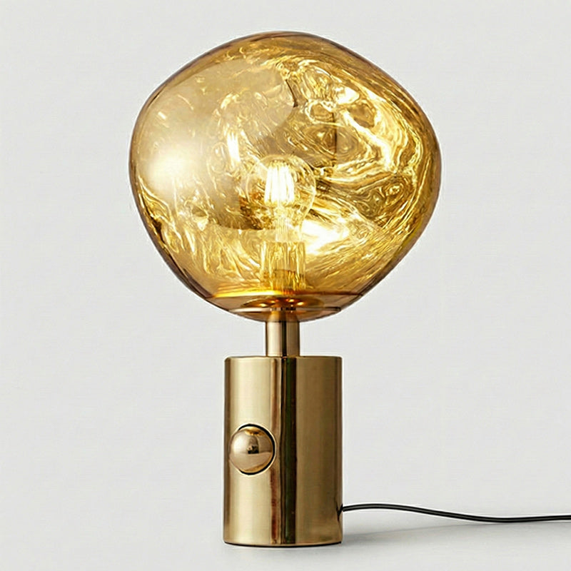Lava Texture Sculptural Table Lamp