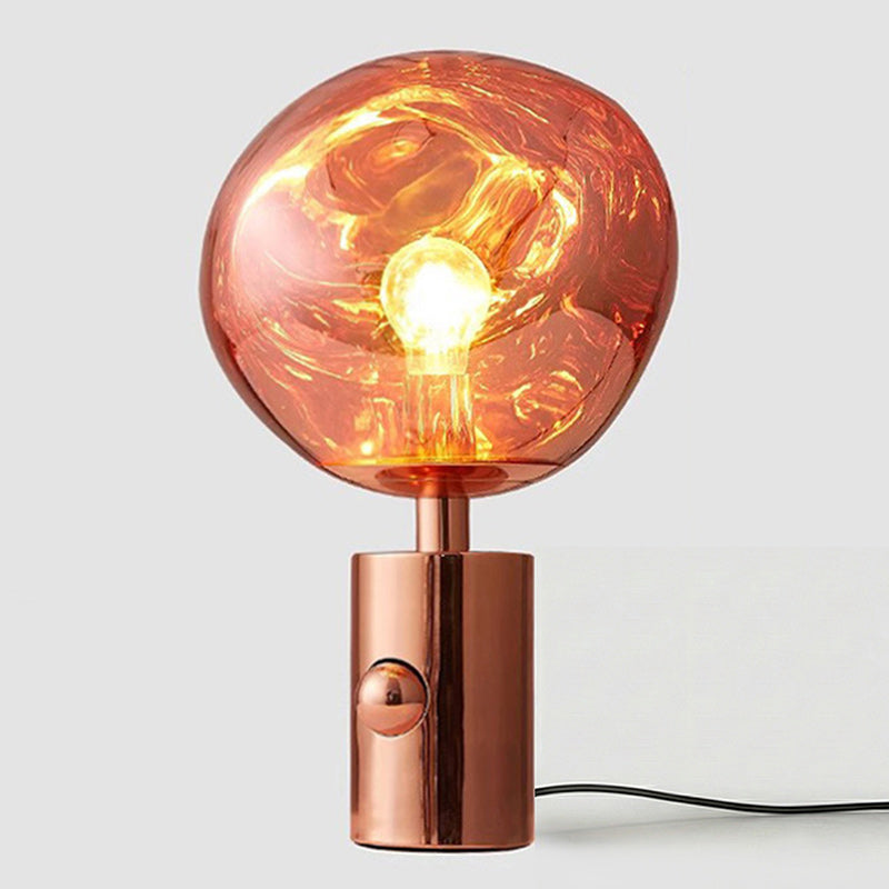 Lava Texture Sculptural Table Lamp