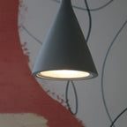 LavalIndustrie: Concrete Pendant Light in Modern Industrial Design with Metal Accents – for Dining Room & Living Space