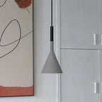 LavalIndustrie: Concrete Pendant Light in Modern Industrial Design with Metal Accents – for Dining Room & Living Space
