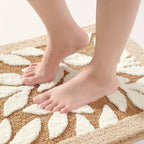 Bath Mat Microfiber Non Slip TPR Backing Bathroom Floor Rug