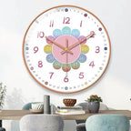 Learning Clock Quartz Movement Silent Battery Operated Design