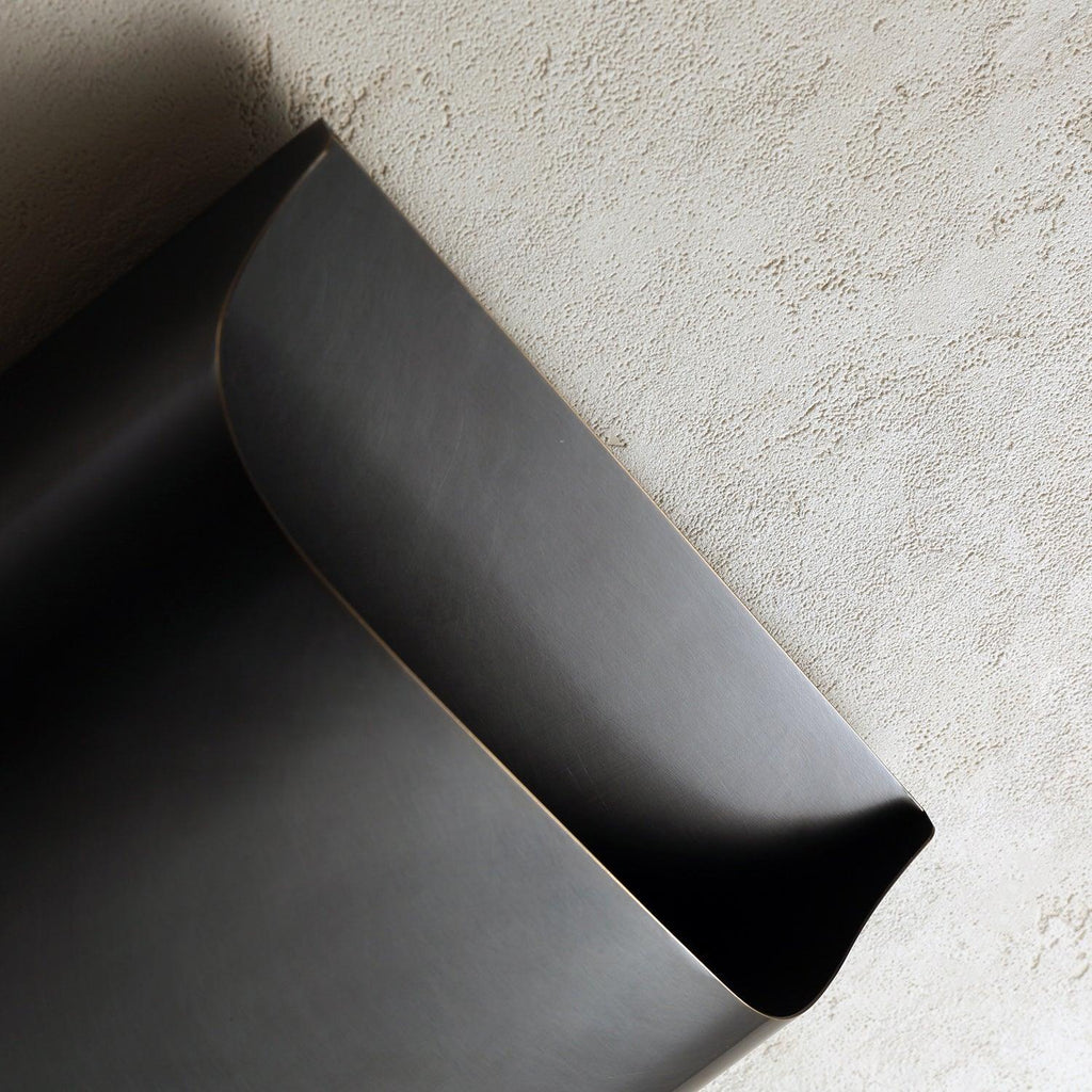 Modern Curved Brass LED Wall Sconce 1-Light