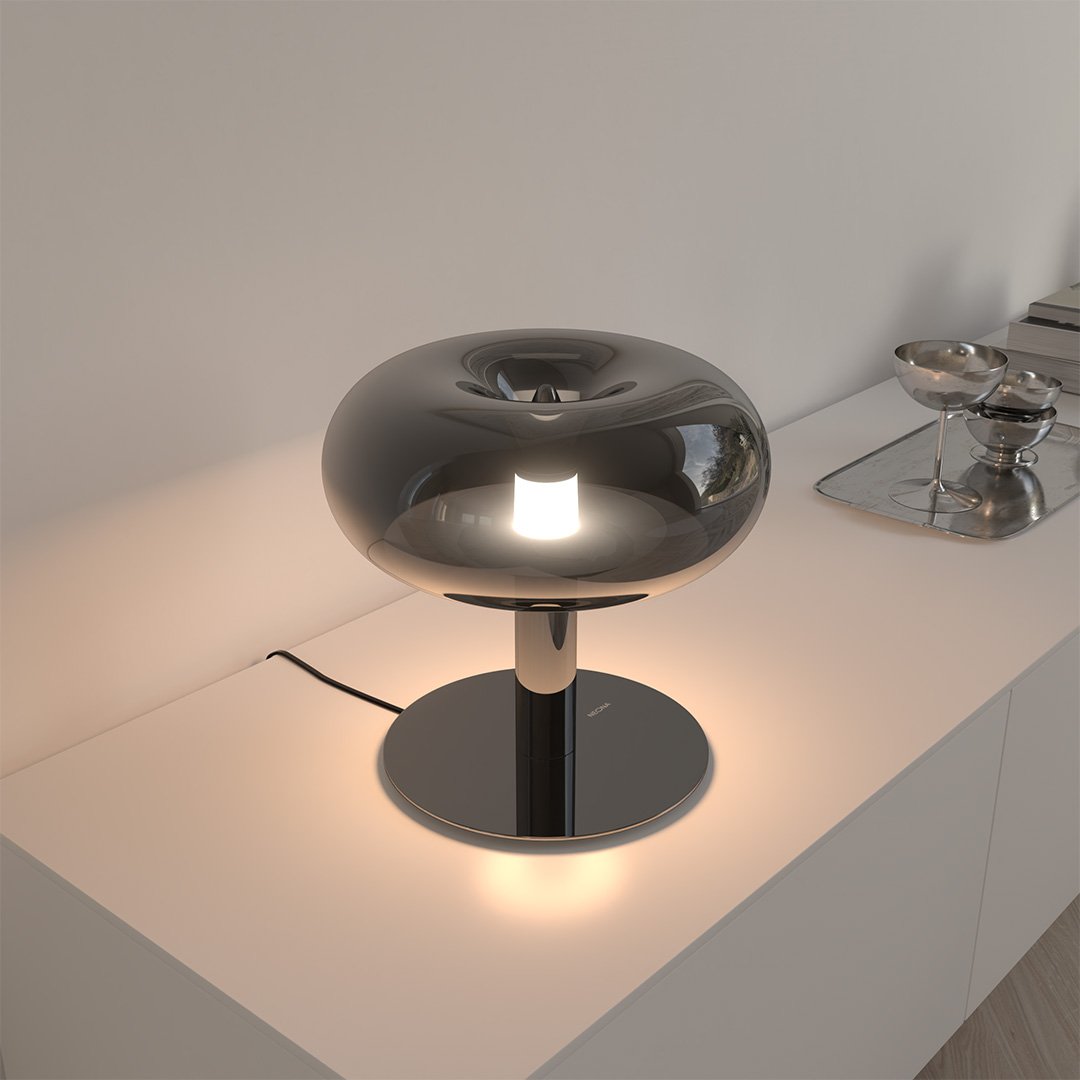 Lumo LED Table Lamp | Dimmable Touch, Retro Mushroom Design