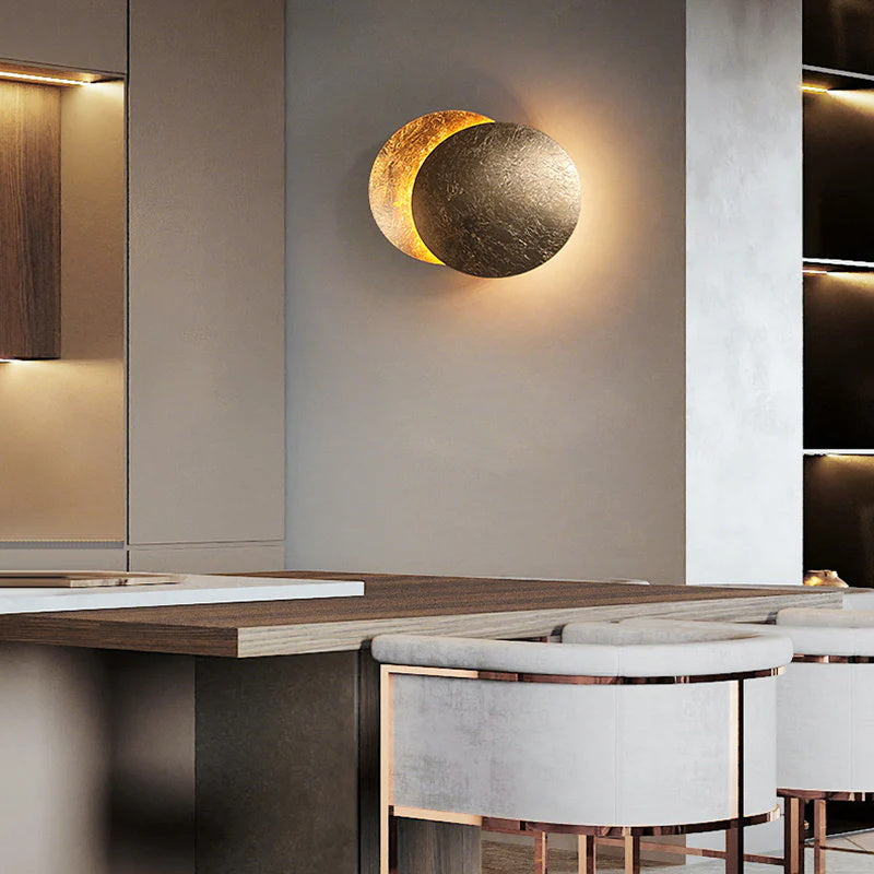 Rotating Disc LED Wall Lamp