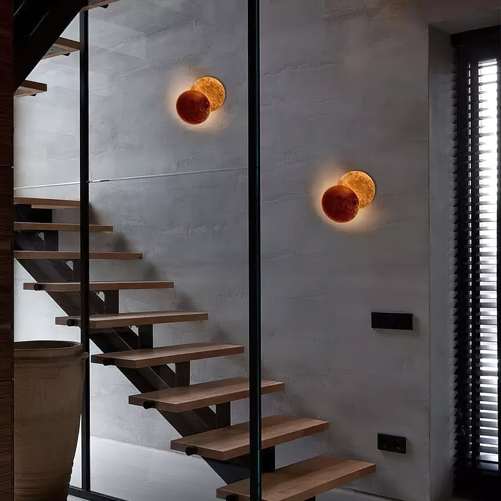Rotating Disc LED Wall Lamp