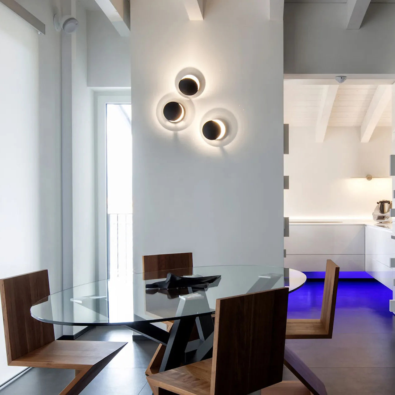 Rotating Disc LED Wall Lamp