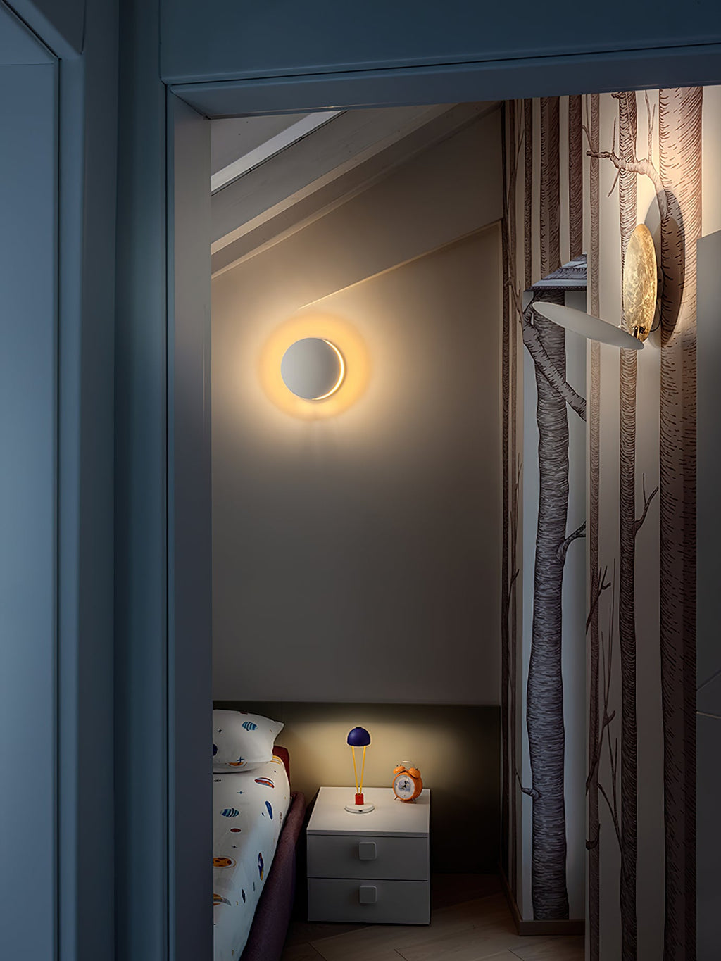 Rotating Disc LED Wall Lamp