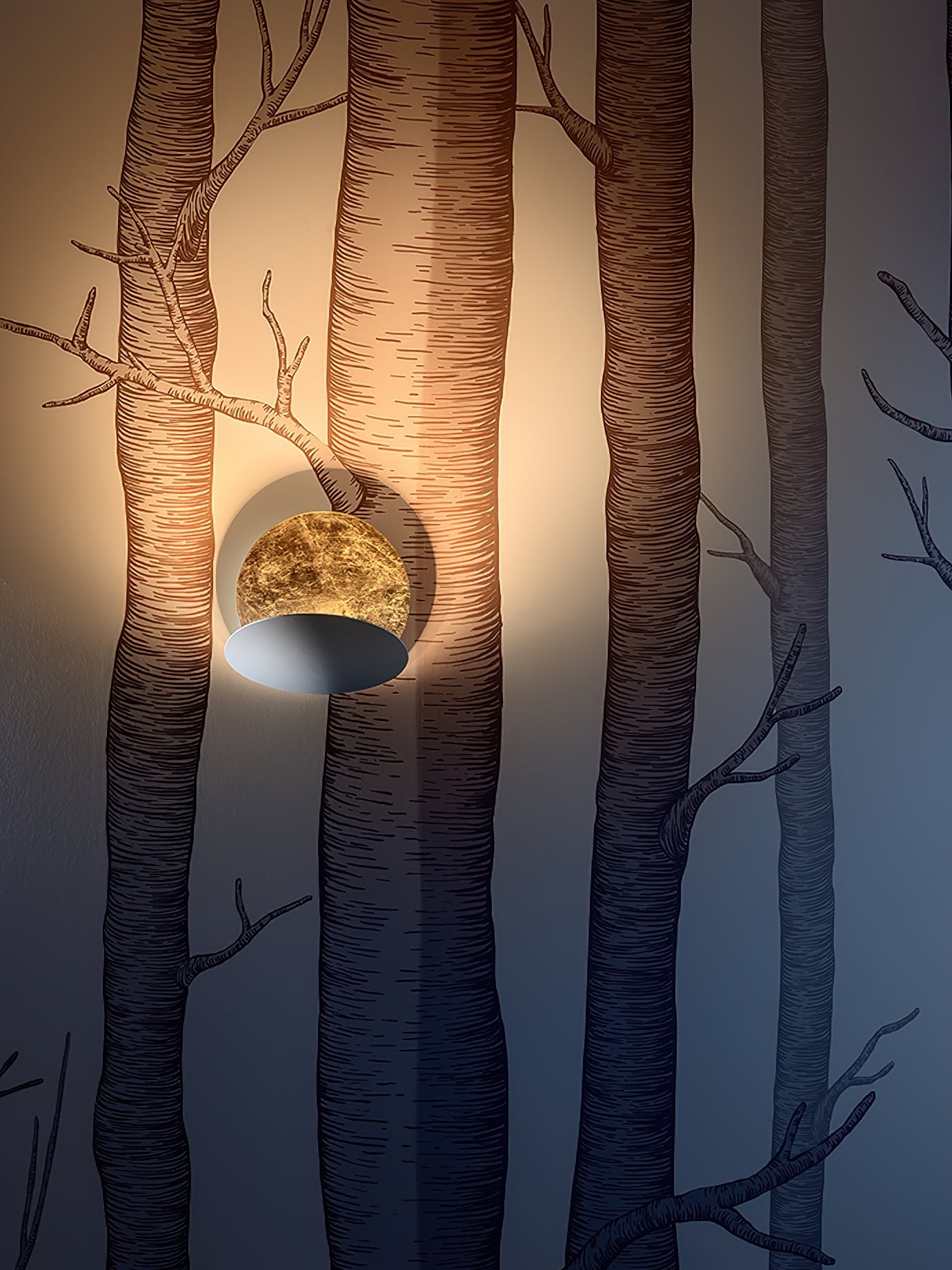 Rotating Disc LED Wall Lamp